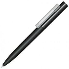 Шариковая ручка Senator Headliner Soft Touch, чёрная с белым