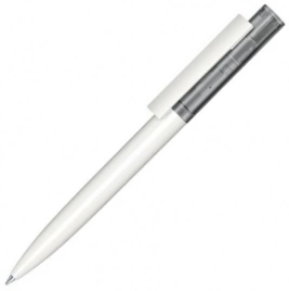 Шариковая ручка Senator Headliner Clear Basic, белая с серым