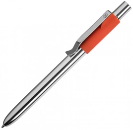 Ручка металлическая шариковая B1 Staple, оранжевая