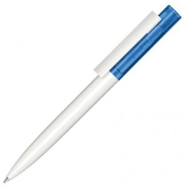 Шариковая ручка Senator Headliner Clear Basic, белая с голубым