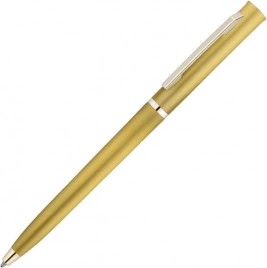 Ручка пластиковая шариковая Vivapens EUROPA SOFT GOLD, золотистая