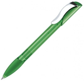 Шариковая ручка Senator Hattrix Metal Clear, зелёная