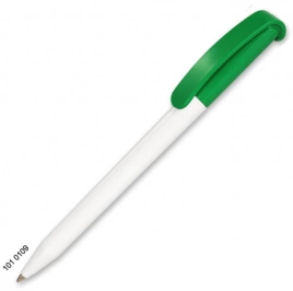Ручка пластиковая шариковая Grant Automat Classic Mix, белая с зелёным