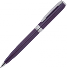 Ручка металлическая шариковая B1 Royalty, фиолетовая с серебристым
