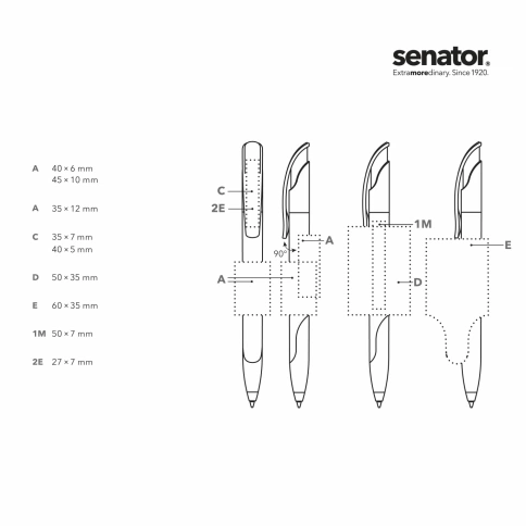 Шариковая ручка Senator Challenger Basic Polished Soft Grip, белая с красным фото 3