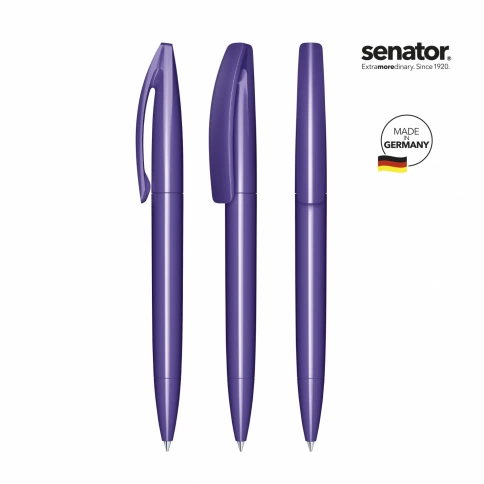 Шариковая ручка Senator Bridge Polished, фиолетовая фото 2