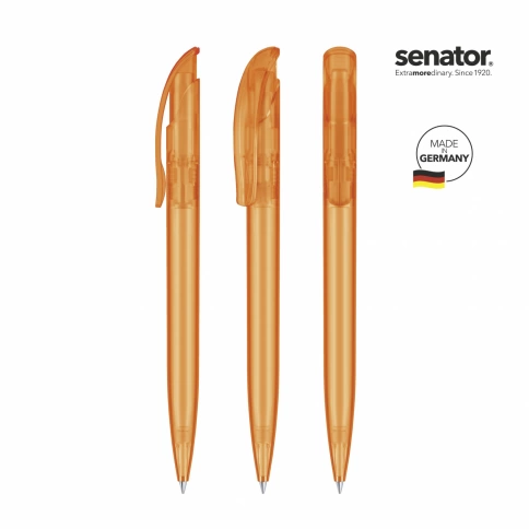 Шариковая ручка Senator Challenger Frosted, оранжевая фото 5
