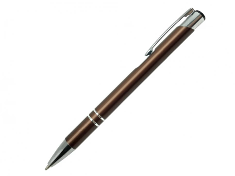 Ручка металлическая шариковая Z-PEN, COSMO, коричневая фото 2