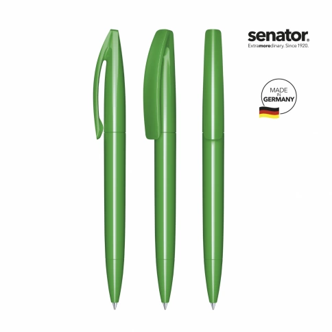 Шариковая ручка Senator Bridge Polished, зелёная фото 2