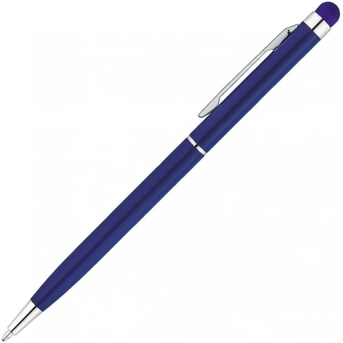 Ручка металлическая шариковая Vivapens KENO METALLIC, синяя фото 2