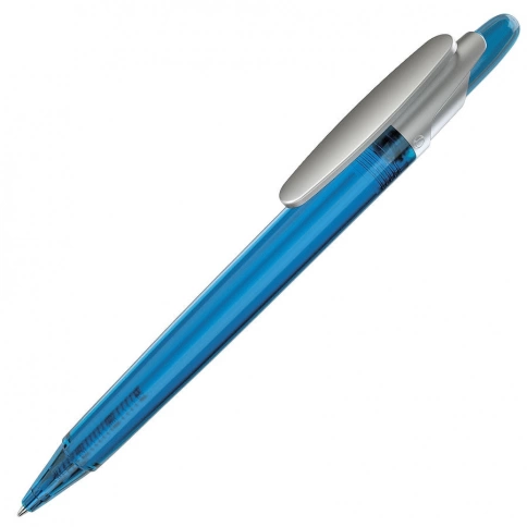 Шариковая ручка Lecce Pen OTTO FROST SAT, голубая с серебристым фото 1