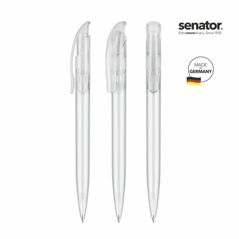 Шариковая ручка Senator Challenger Frosted, белая фото 4