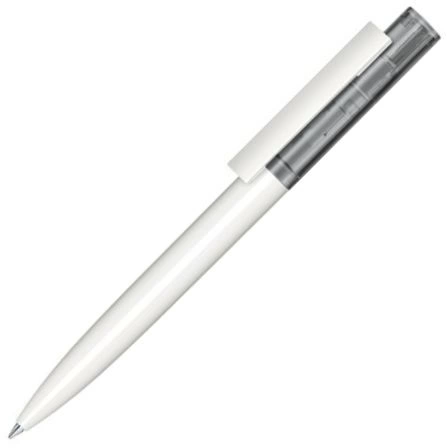 Шариковая ручка Senator Headliner Clear Basic, белая с серым фото 1