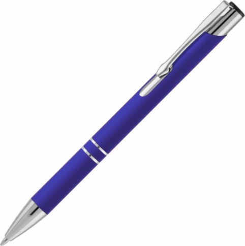 Ручка металлическая шариковая Vivapens KOSKO SOFT, синяя фото 1