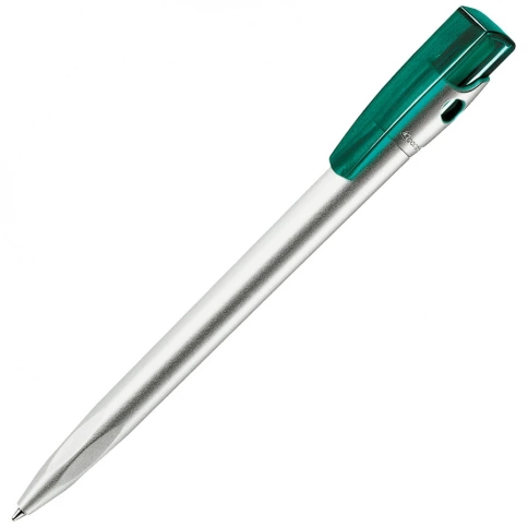 Шариковая ручка Lecce Pen KIKI SAT, серебристо-зелёная фото 1
