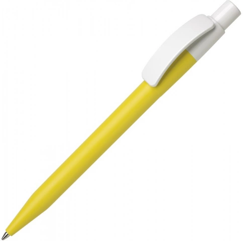 Шариковая ручка MAXEMA PIXEL, желтая с белым фото 1