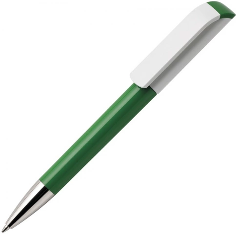 Шариковая ручка MAXEMA TAG, зеленая с белым фото 1