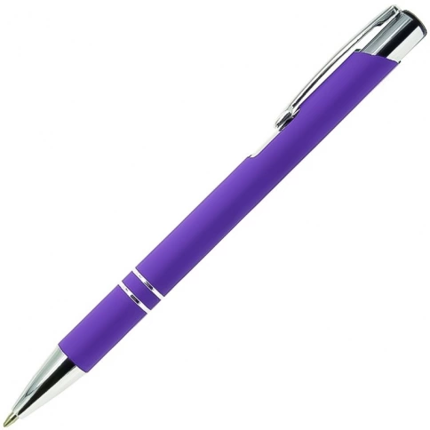 Ручка металлическая шариковая Z-PEN, COSMO Soft Touch, фиолетовая фото 1