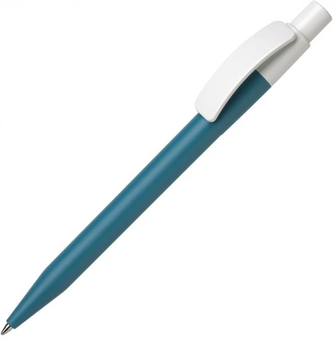 Шариковая ручка MAXEMA PIXEL, цвет морской волны с белым фото 1