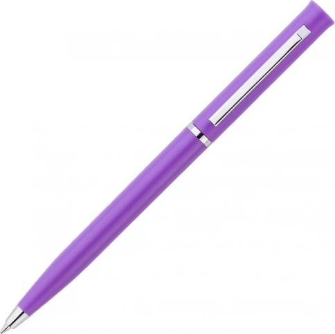 Ручка пластиковая шариковая Vivapens EUROPA, фиолетовая фото 2