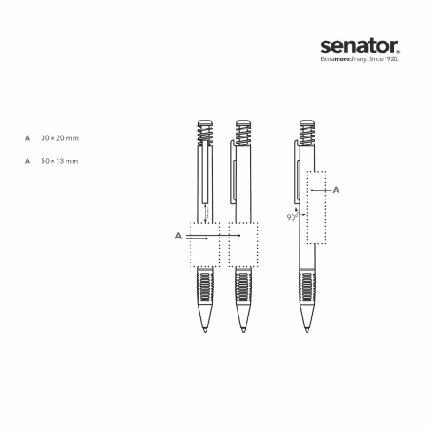 Шариковая ручка Senator Soft Spring, чёрная фото 3