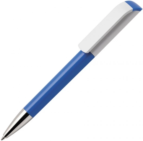 Шариковая ручка MAXEMA TAG, лазурная с белым фото 1