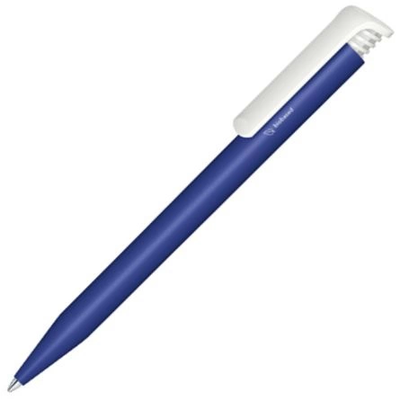 Шариковая ручка Senator Super-Hit Bio matt, синяя с белым фото 1