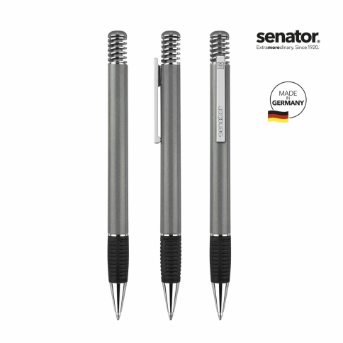 Шариковая ручка Senator Soft Spring, серебристая фото 2