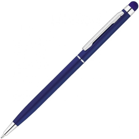 Ручка металлическая шариковая Vivapens KENO METALLIC, синяя фото 1
