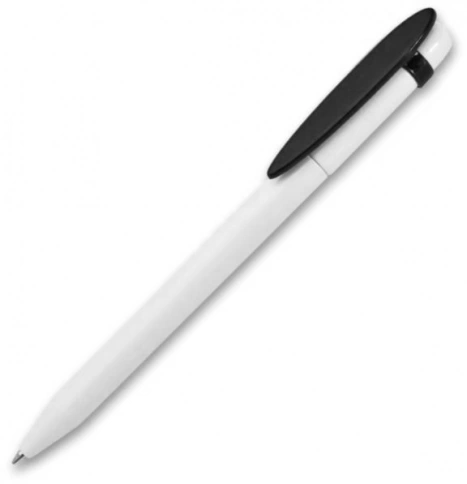 Ручка пластиковая шариковая Grant Arrow Classic, белая с чёрным фото 1