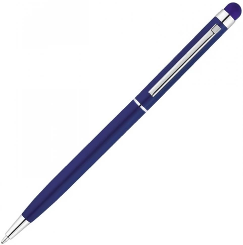 Ручка металлическая шариковая Vivapens KENO METALLIC, синяя фото 3