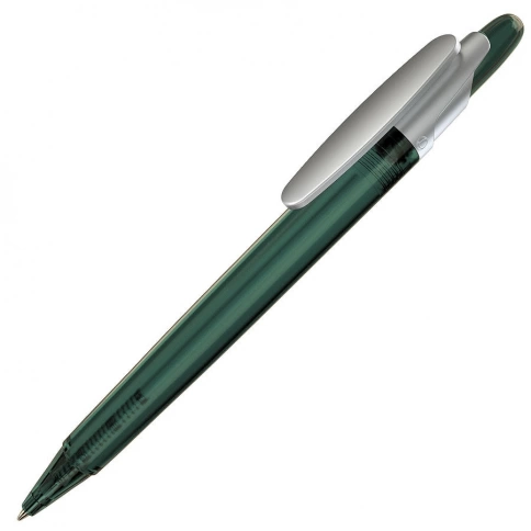 Шариковая ручка Lecce Pen OTTO FROST SAT, зелёная с серебристым фото 1