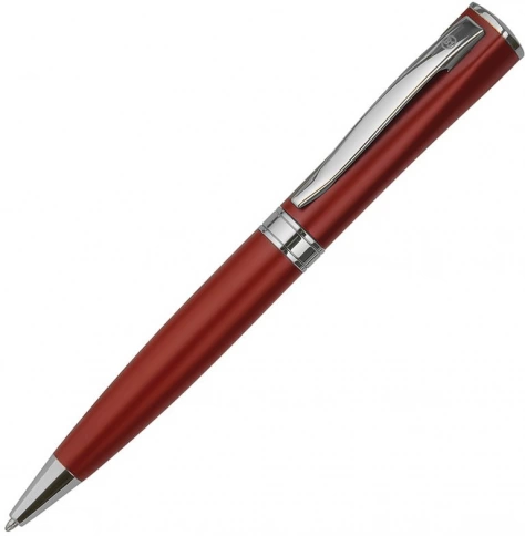 Ручка металлическая шариковая B1 Wizard Chrome, тёмно-красная фото 1