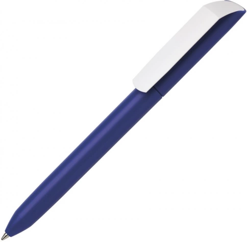 Шариковая ручка MAXEMA FLOW PURE, синяя с белым фото 1