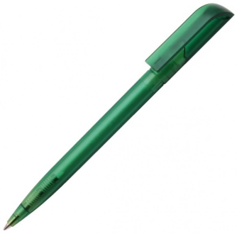 Ручка пластиковая шариковая Carolina Frost, зелёная фото 1