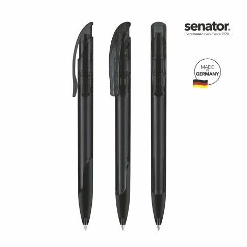 Шариковая ручка Senator Challenger Clear Soft, чёрная фото 2