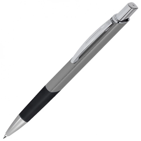 Ручка металлическая шариковая B1 Square, антрацитовая с серебристым фото 1
