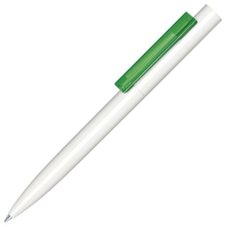 Шариковая ручка Senator Headliner Polished Basic, белая с зелёным фото 1