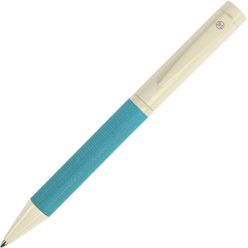 Ручка металлическая шариковая B1 Provence, бирюзовая с бежевым фото 1