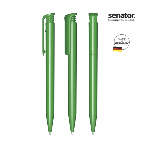 Шариковая ручка Senator Super-Hit Polished, зелёная фото 2