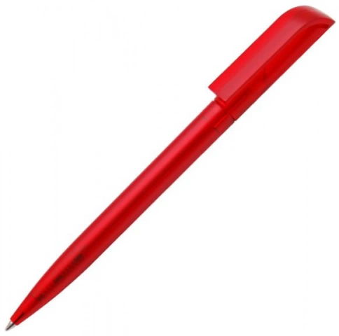 Ручка пластиковая шариковая Carolina Frost, красная фото 1