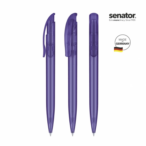 Шариковая ручка Senator Challenger Frosted, фиолетовая фото 5
