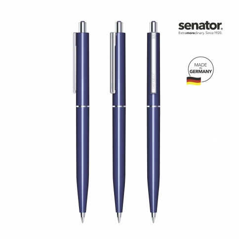 Шариковая ручка Senator Point Polished, тёмно-синяя фото 2