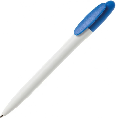 Шариковая ручка MAXEMA BAY, белая с лазурным фото 1