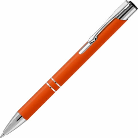 Ручка металлическая шариковая Vivapens KOSKO SOFT, оранжевая фото 1