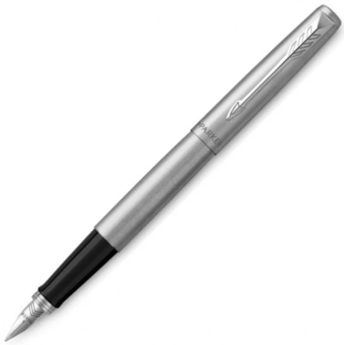 Ручка перьевая Parker Jotter Core F61 (2030946) Stainless Steel CT M перо сталь нержавеющая подар.кор. фото 1