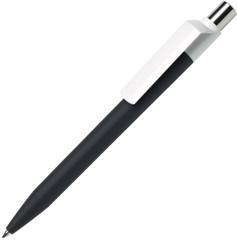 Шариковая ручка MAXEMA DOT, черная с белым фото 1