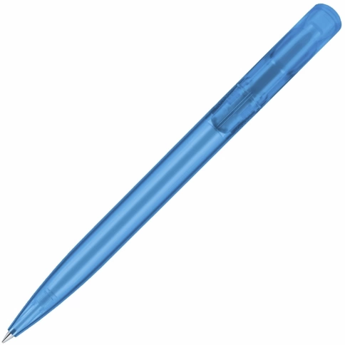 Шариковая ручка Senator Challenger Frosted, голубая фото 3