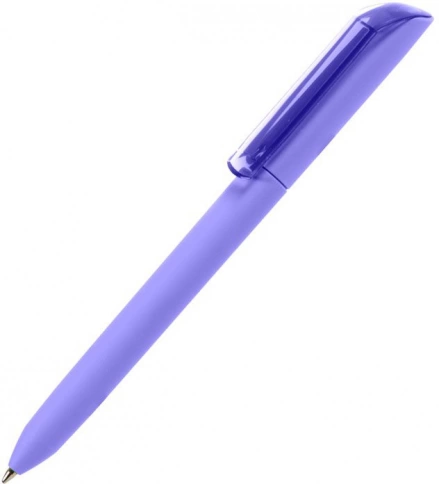 Шариковая ручка MAXEMA FLOW PURE, сиреневая с прозрачным фото 1