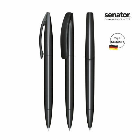 Шариковая ручка Senator Bridge Polished, чёрная фото 2